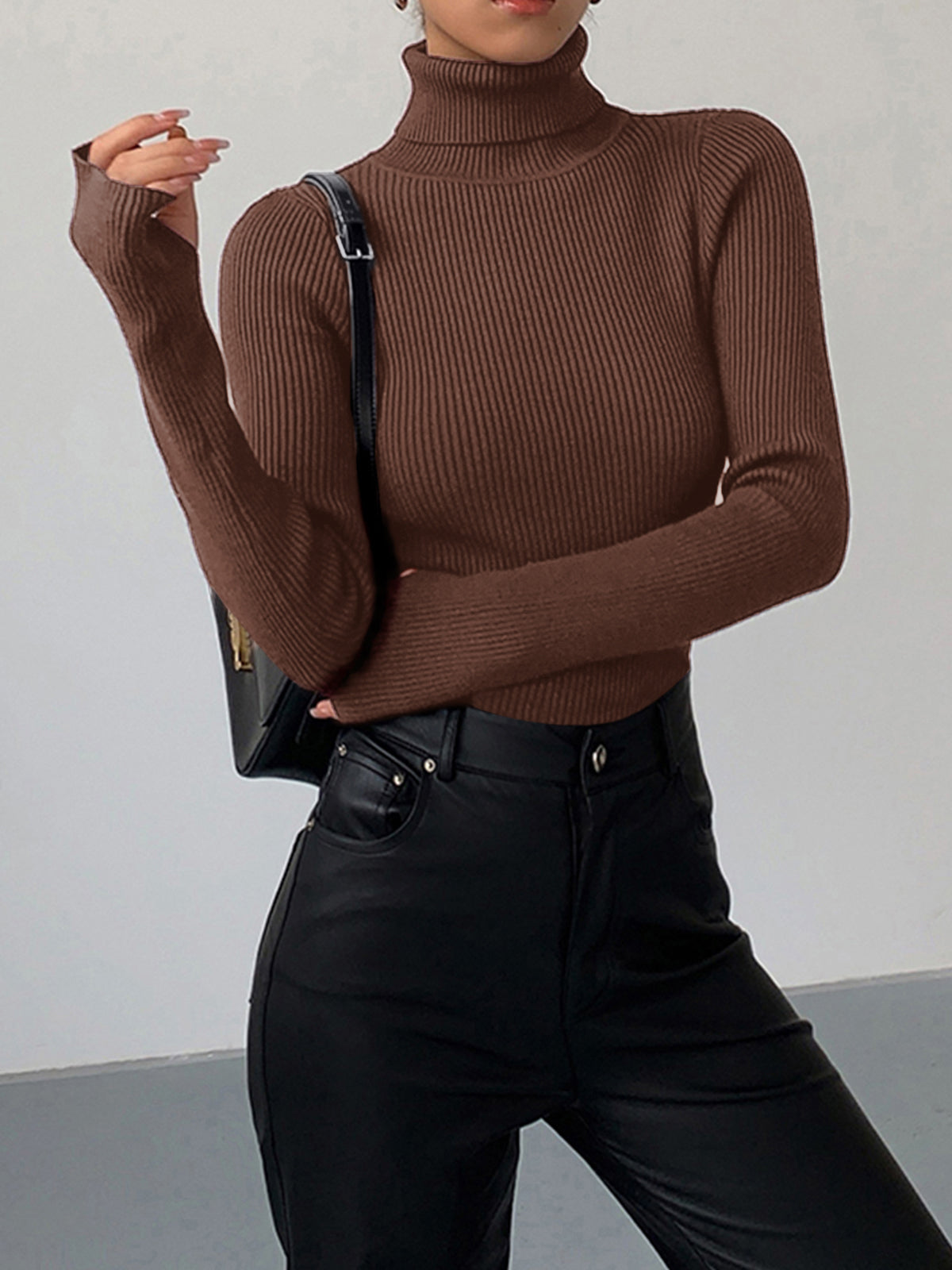 Hailey | Chic Minimalist Turtleneck for Winter Style