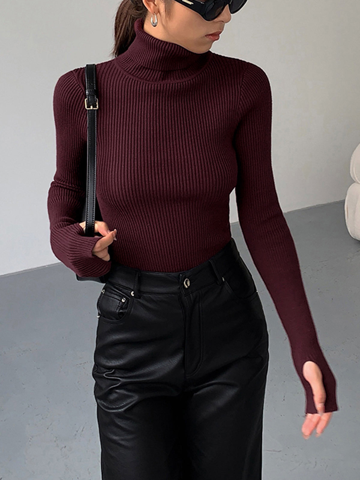 Hailey | Chic Minimalist Turtleneck for Winter Style