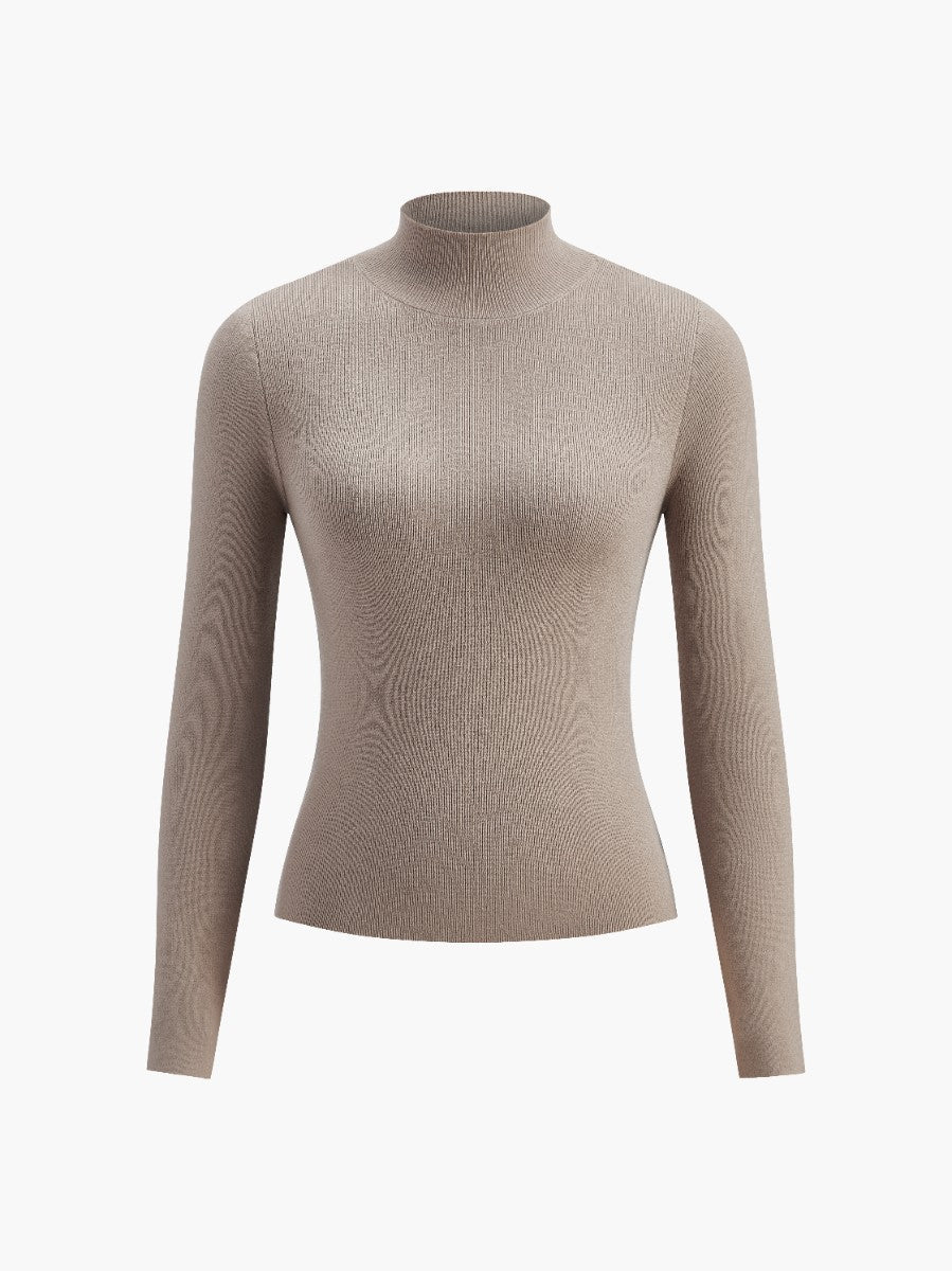 Maisie | Chic Mock Neck Top with Relaxed Fit