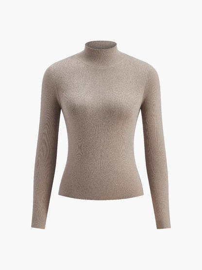 Maisie | Chic Mock Neck Top with Relaxed Fit
