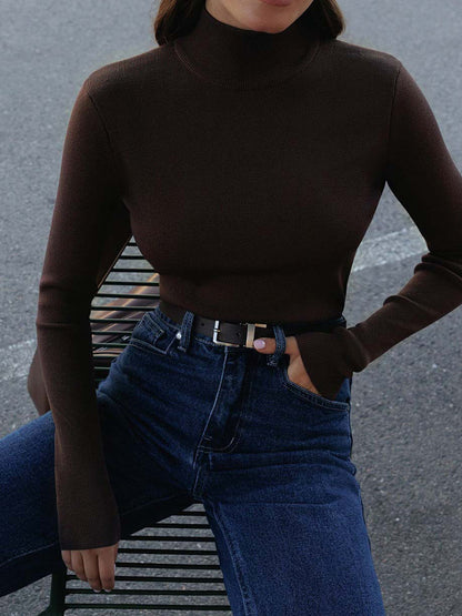 Maisie | Chic Mock Neck Top with Relaxed Fit