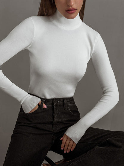 Maisie | Chic Mock Neck Top with Relaxed Fit