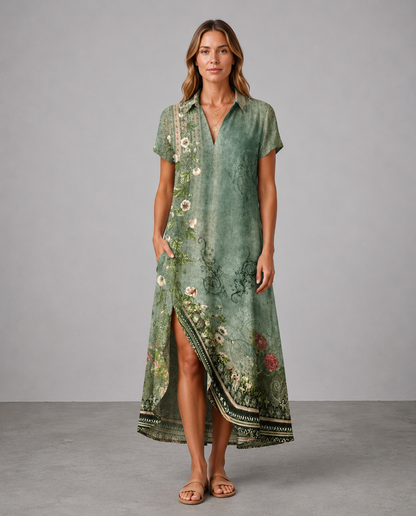 Mercer | Effortless floral midi dress for every occasion