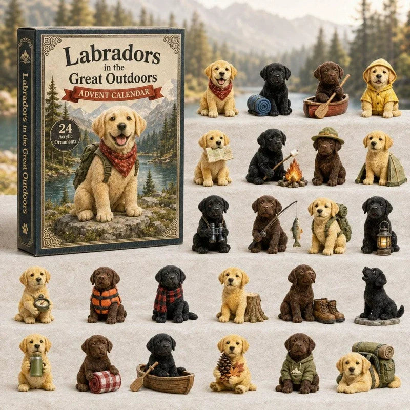 Juniper | Labrador Advent Calendar with 24 Mystery Acrylic Charms