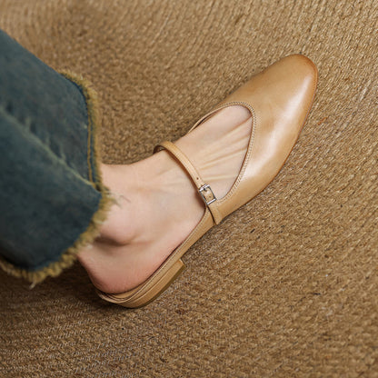 Marvyn Genuine Leather Mules