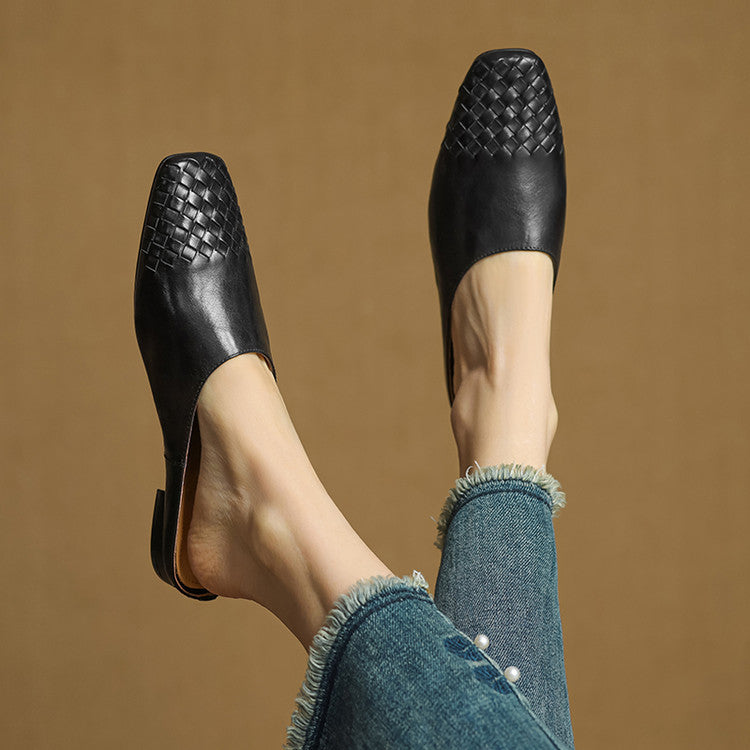 Dalvi Genuine Leather Mules