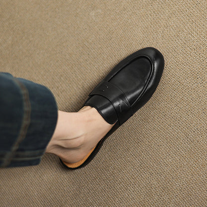 Serin Genuine Leather Mules