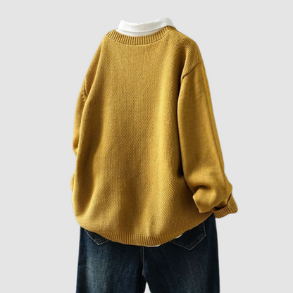 Solene | Refined oversized knit cardigan in soft hues