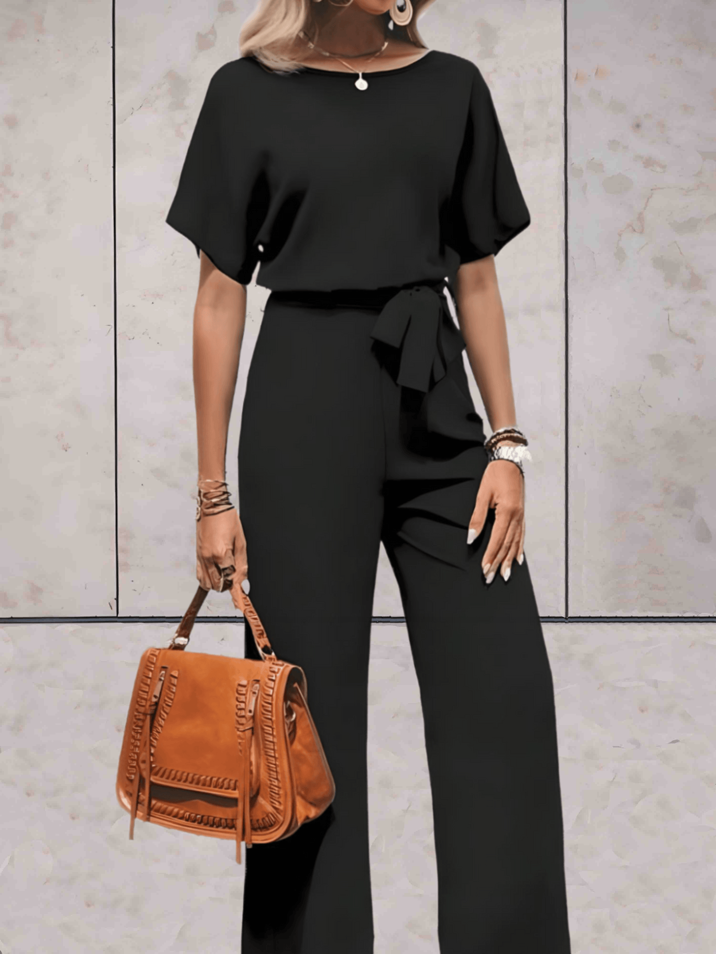 Women's Two-Piece Set | Wide-Leg Summer