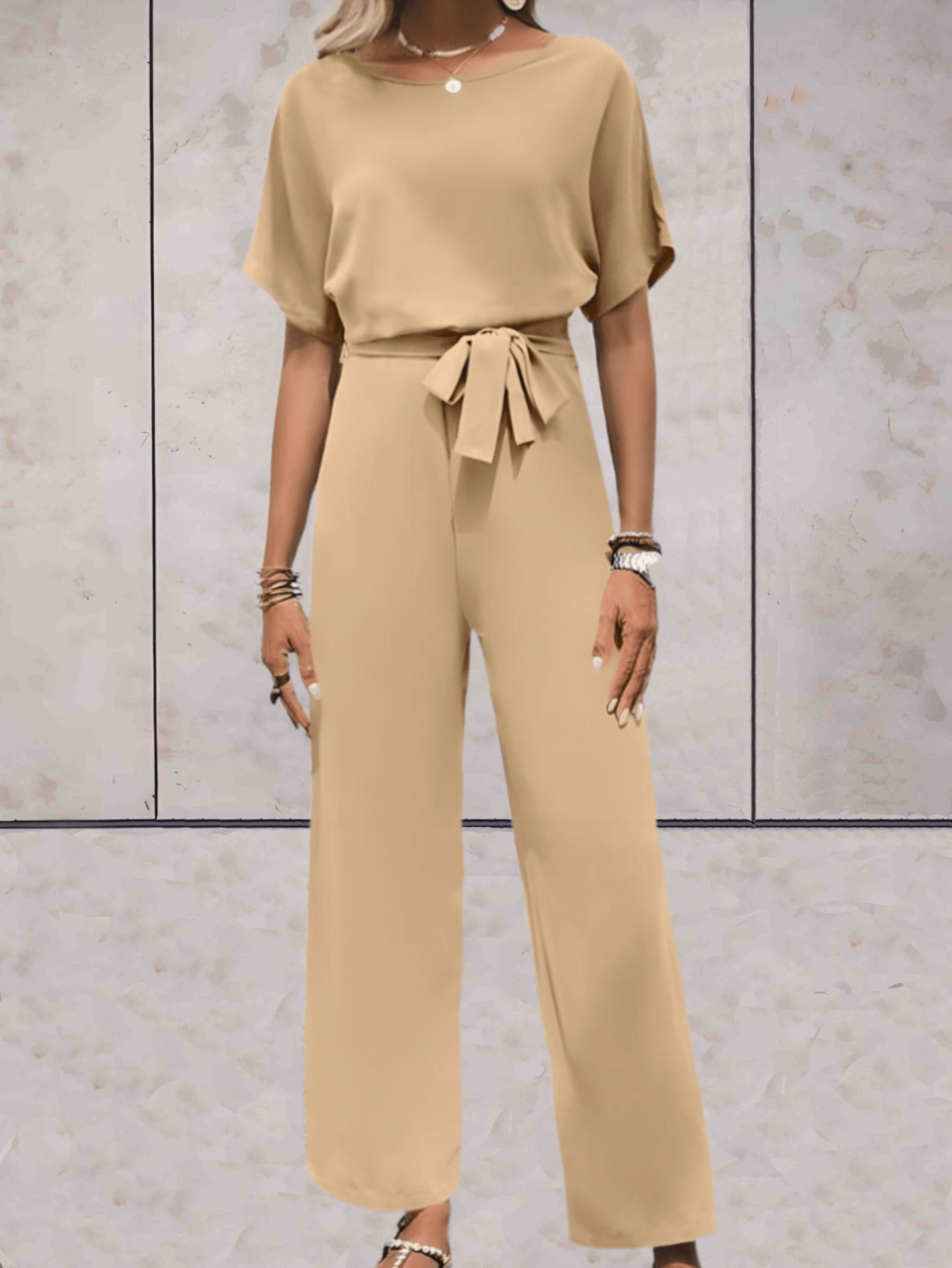 Women's Two-Piece Set | Wide-Leg Summer