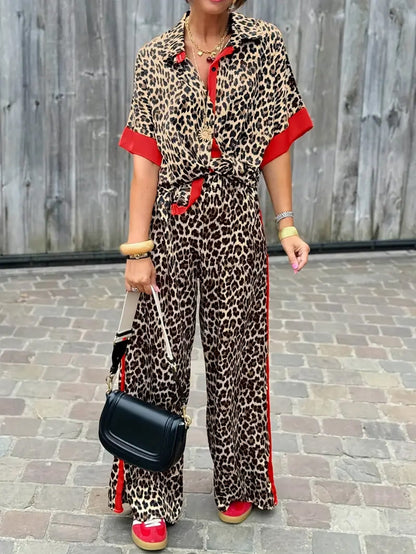 Women's Two-Piece Set | Collared top and Pants