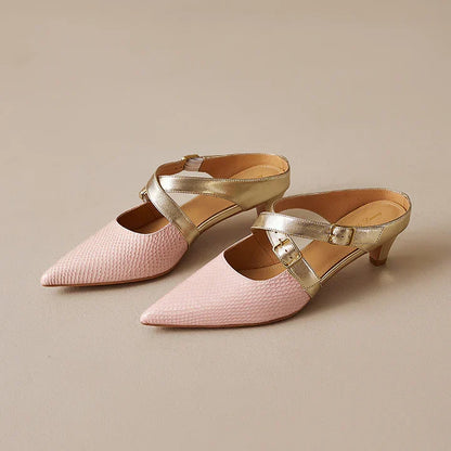 Zelle Genuine Leather Mules