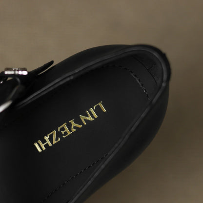Elda Genuine Leather Flats