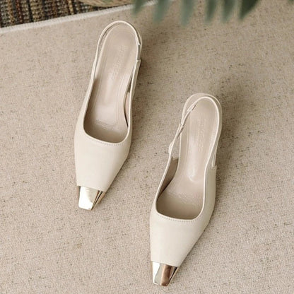 Layla | Pointed Toe Slingback Heels