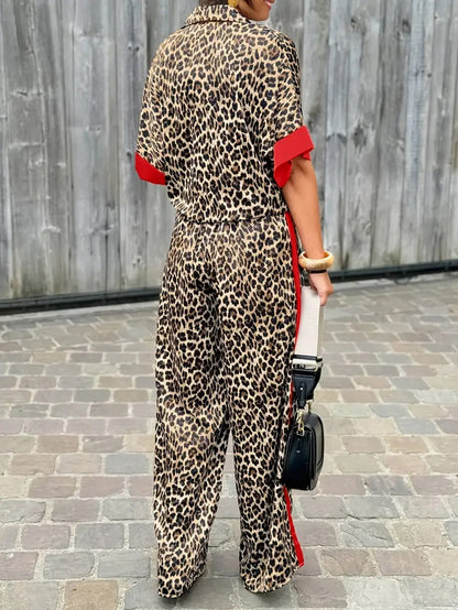Women's Two-Piece Set | Collared top and Pants