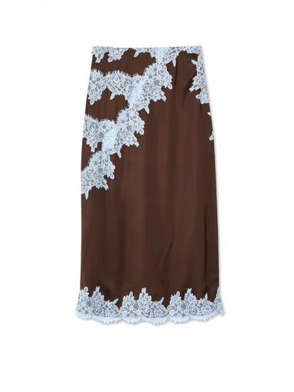 Women's Two-Piece Set | Halter with Scarf and Skirt