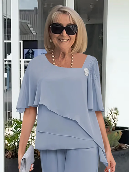 Women's 2 Piece Set | Square Neck Wedding