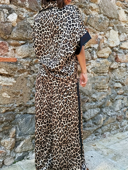 Women's Two-Piece Set | Collared top and Pants