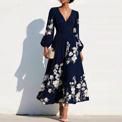 Emmeline | Puff Sleeve Midi Dress