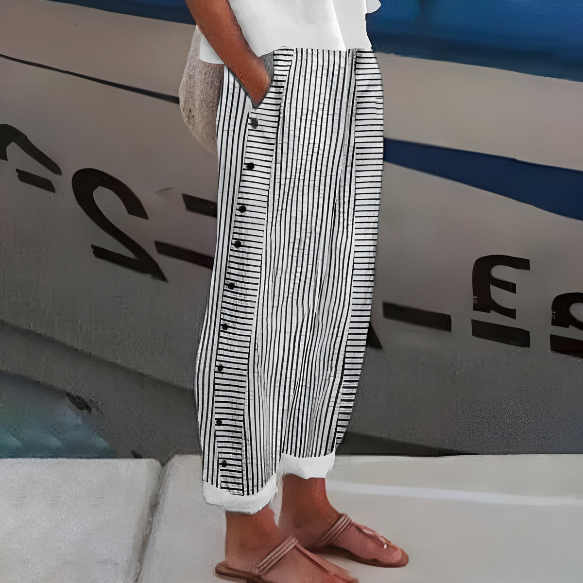 Barbara | Effortlessly tailored pants with side pockets