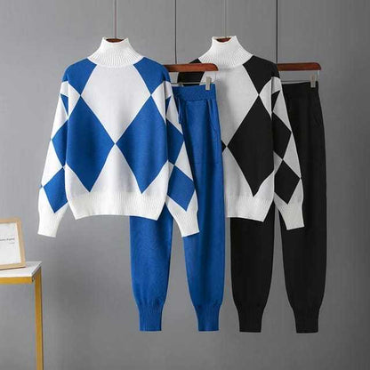 Women's Two-Piece Set | Geometric Design