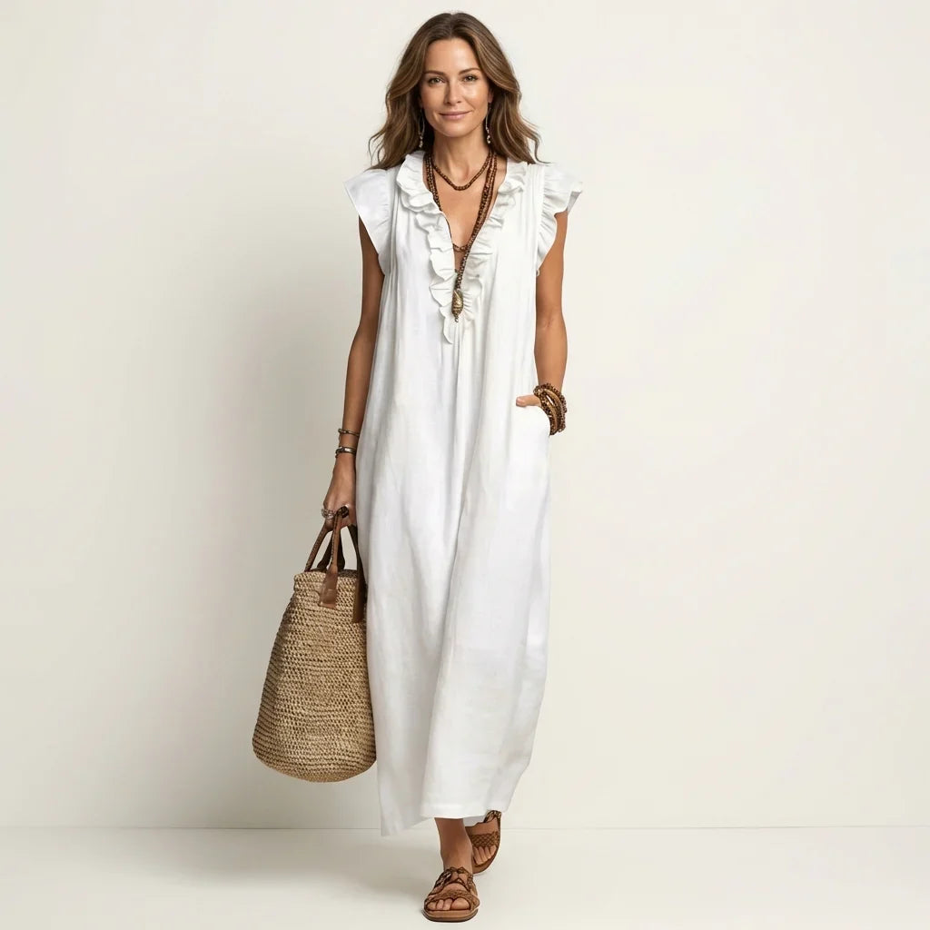 Julia | Effortlessly elegant boho maxi dress