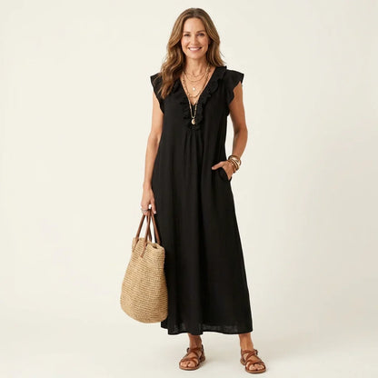 Julia | Effortlessly elegant boho maxi dress