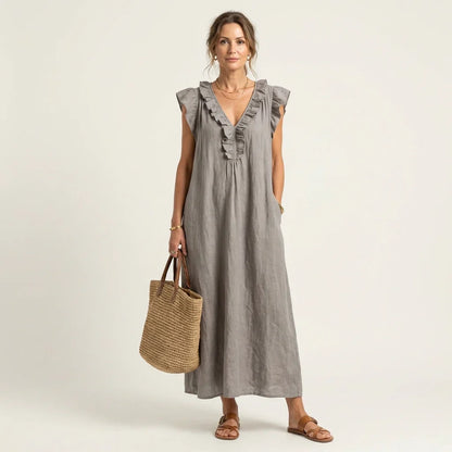 Julia | Effortlessly elegant boho maxi dress