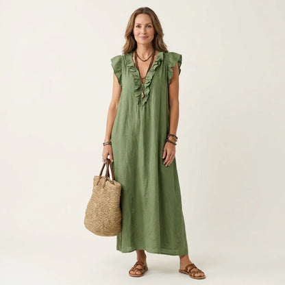 Julia | Effortlessly elegant boho maxi dress
