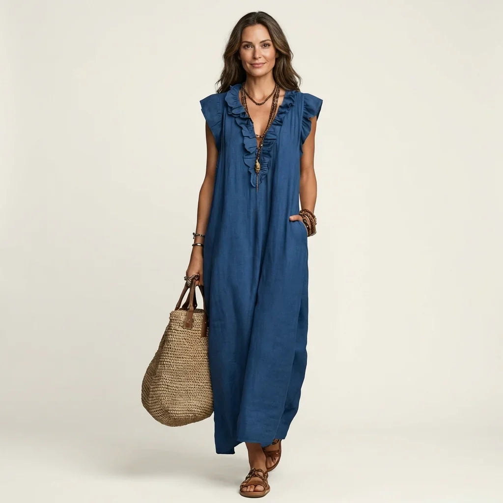 Julia | Effortlessly elegant boho maxi dress