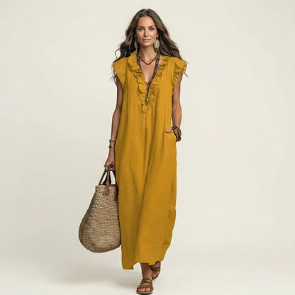 Julia | Effortlessly elegant boho maxi dress