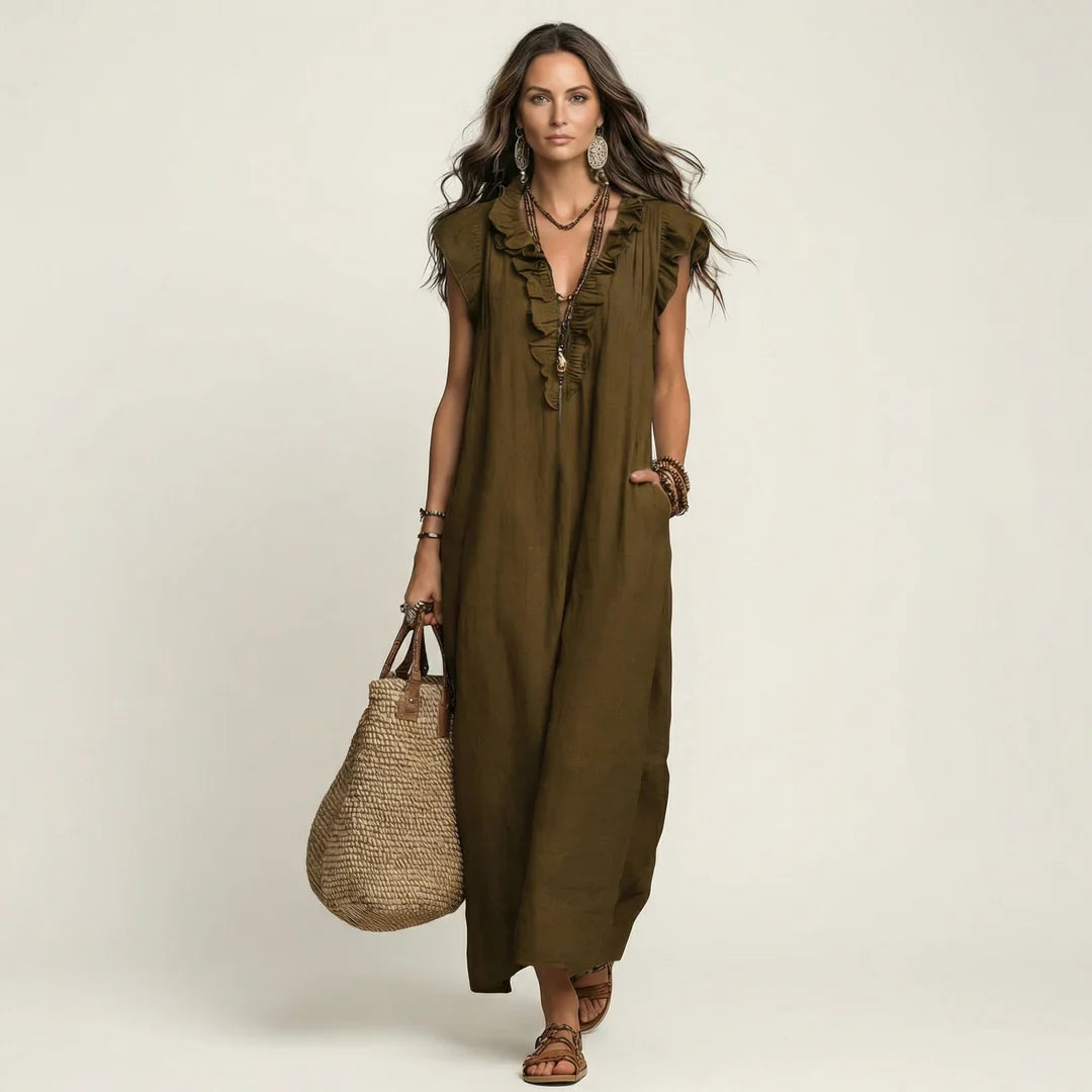 Julia | Effortlessly elegant boho maxi dress
