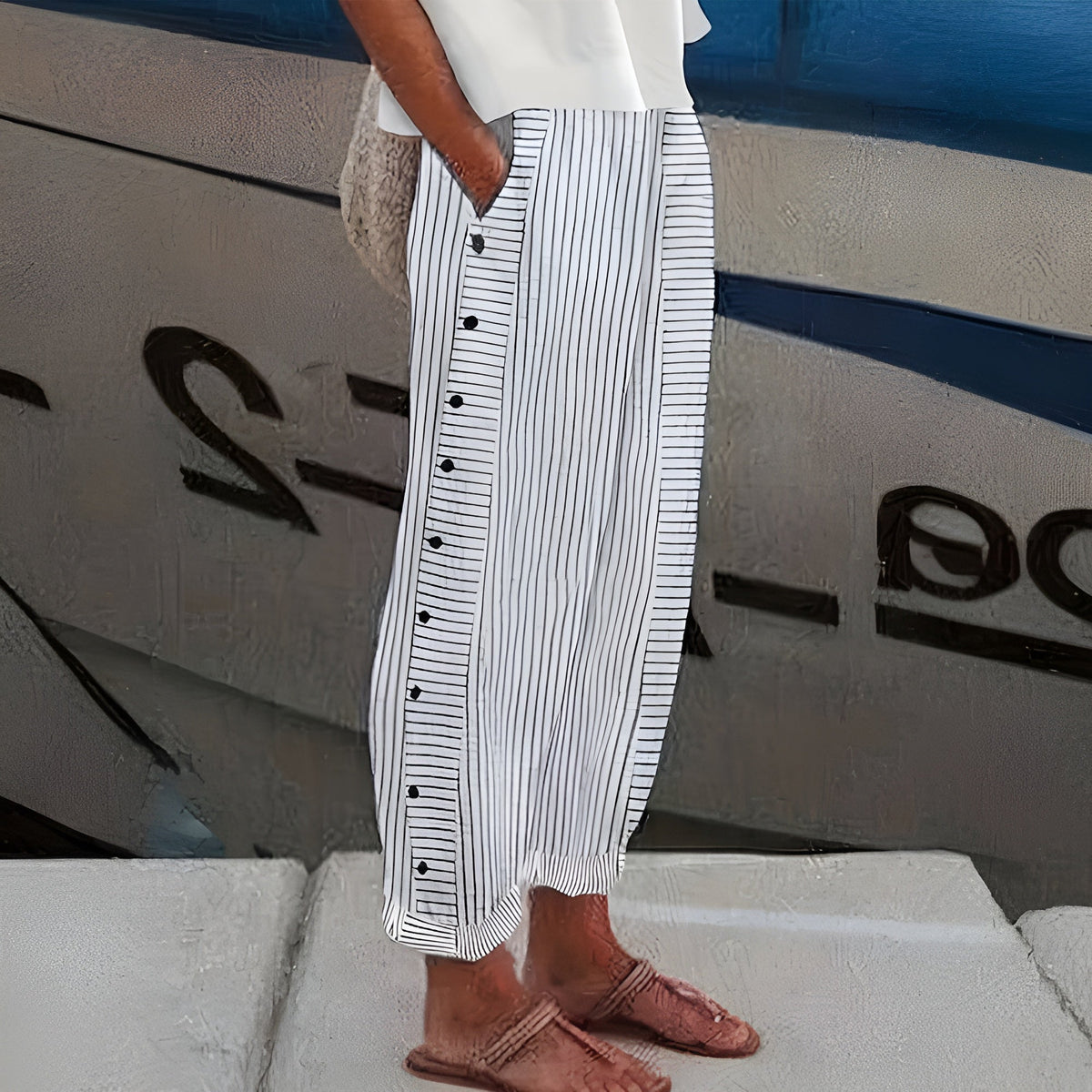 Barbara | Effortlessly tailored pants with side pockets