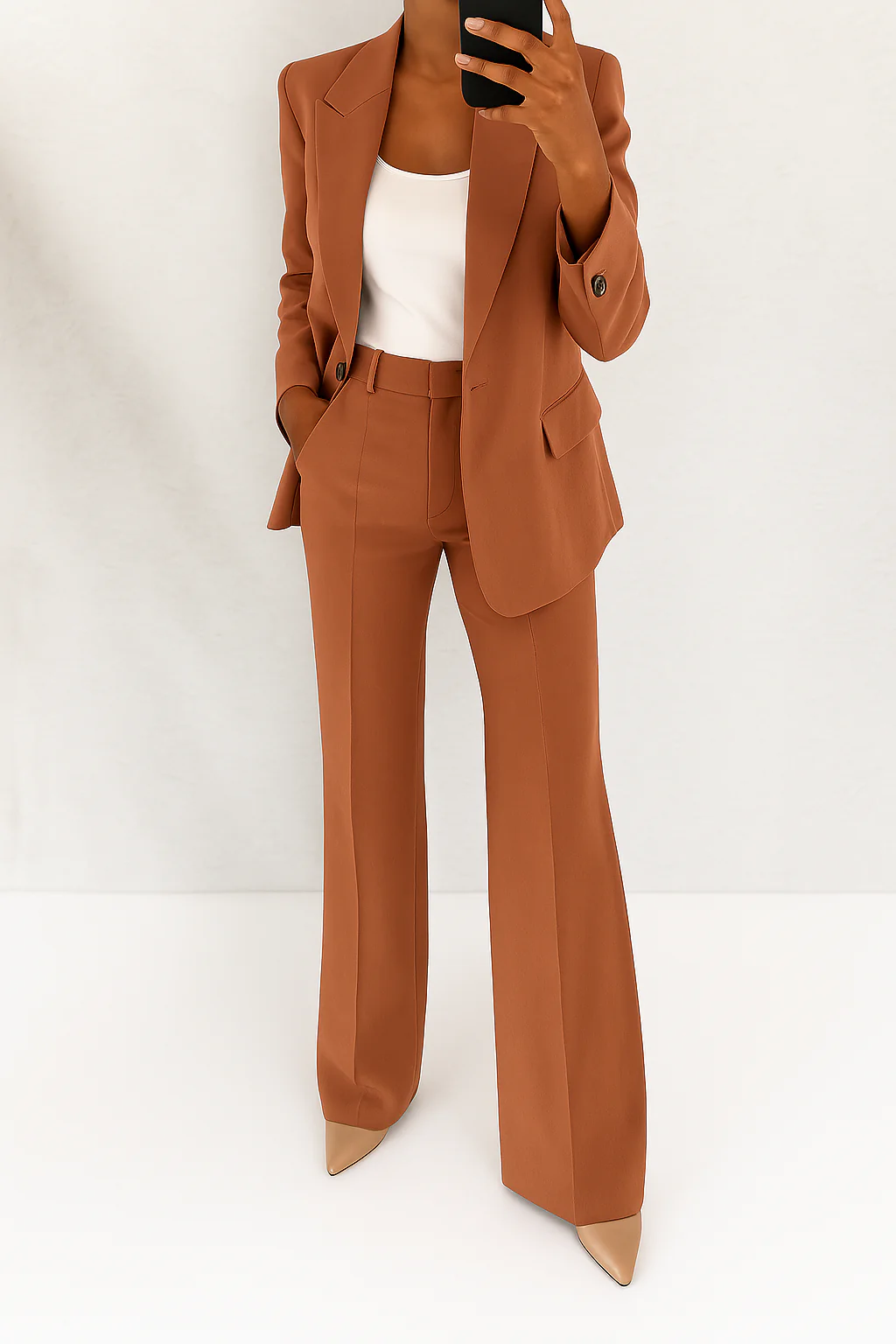Women's Two-Piece Suit | Long-sleeve blazer and Trousers