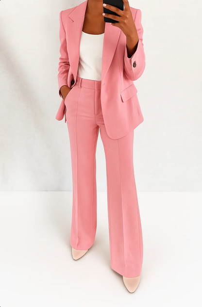 Women's Two-Piece Suit | Long-sleeve blazer and Trousers