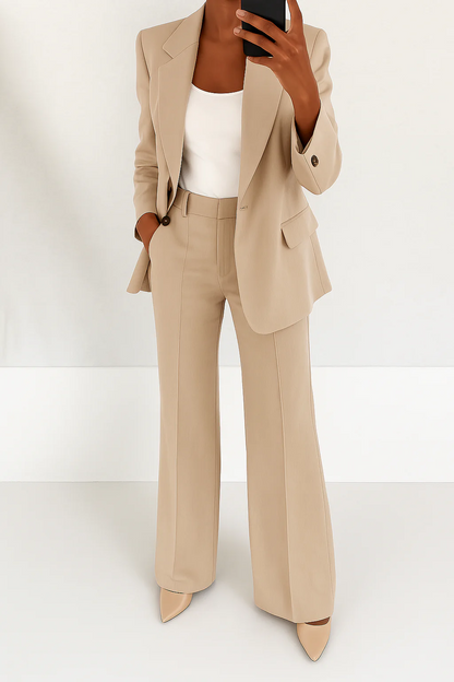 Women's Two-Piece Suit | Long-sleeve blazer and Trousers