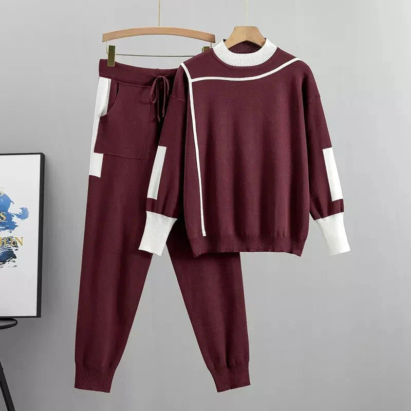 Women's Tracksuit | Long Sleeve Top Jogger Pants