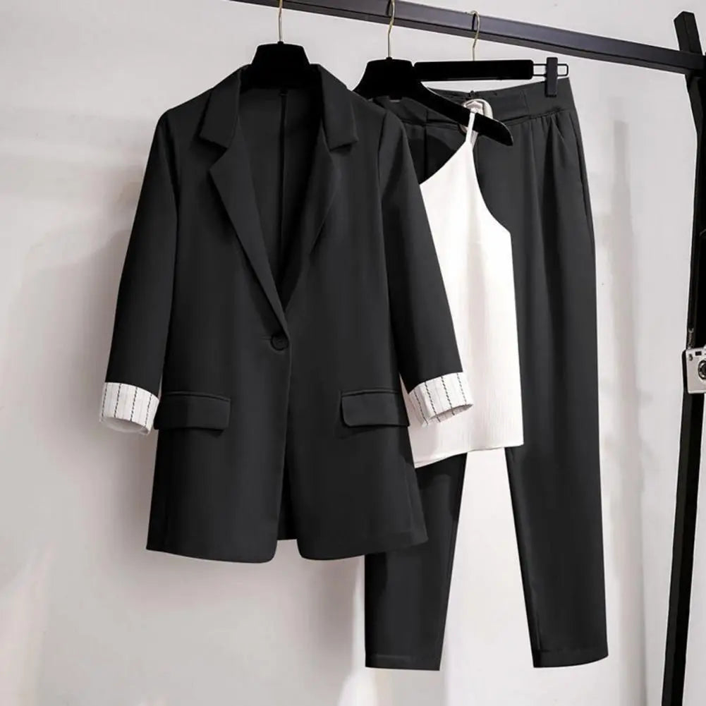 Joanna | Chic Blazer and Sleek Pants Ensemble