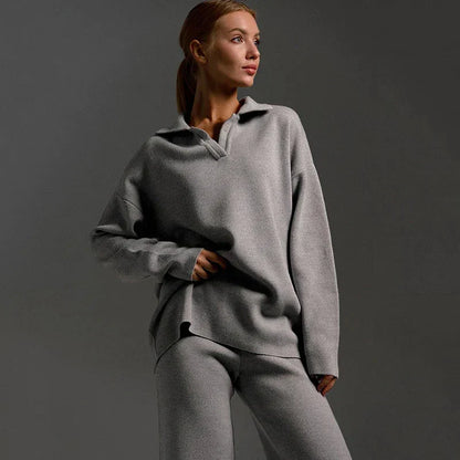 Women's Tracksuit | Knitted Top and Pants