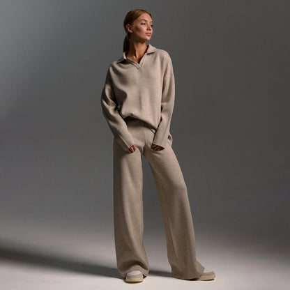 Women's Tracksuit | Knitted Top and Pants