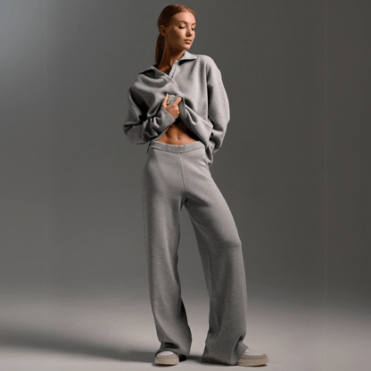 Women's Tracksuit | Knitted Top and Pants
