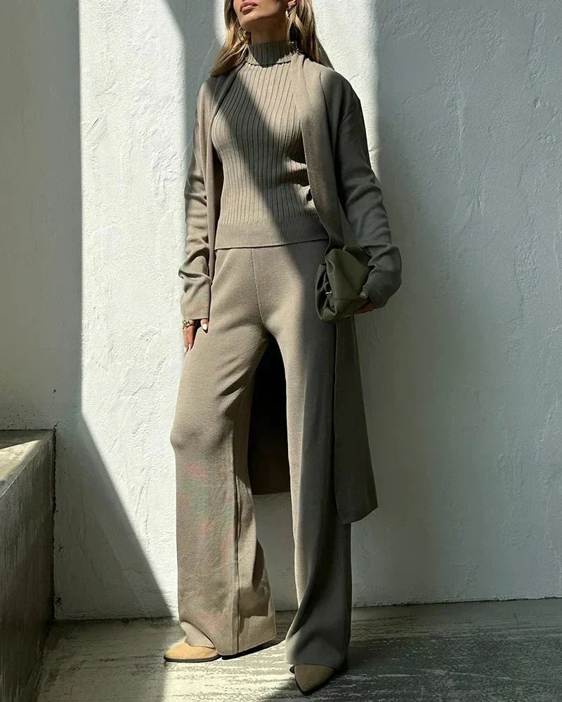 Women's Three-Piece  Set | Matching Outfit With Layered Elements
