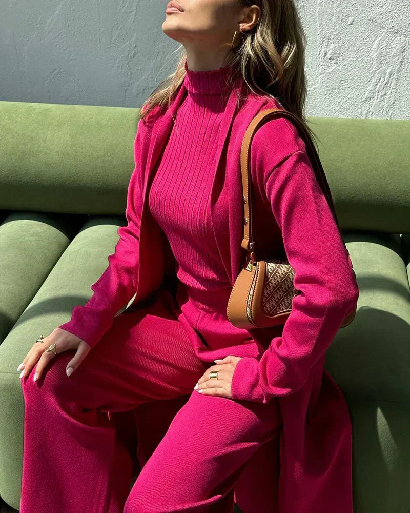 Women's Three-Piece  Set | Matching Outfit With Layered Elements