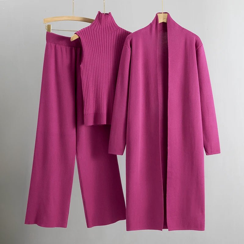 Women's Three-Piece  Set | Matching Outfit With Layered Elements