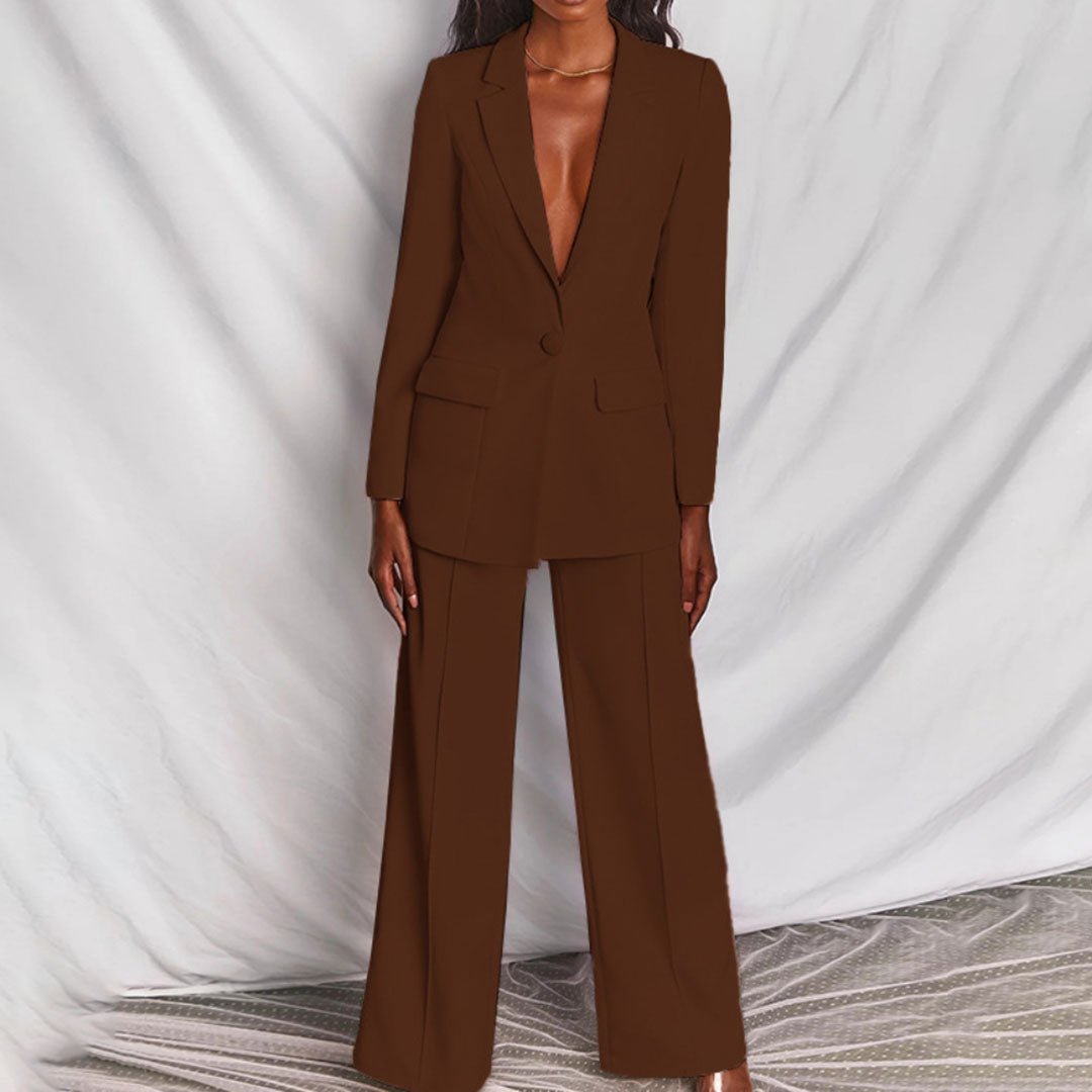 Women's Two-Piece Set   | Blazer and Trousers