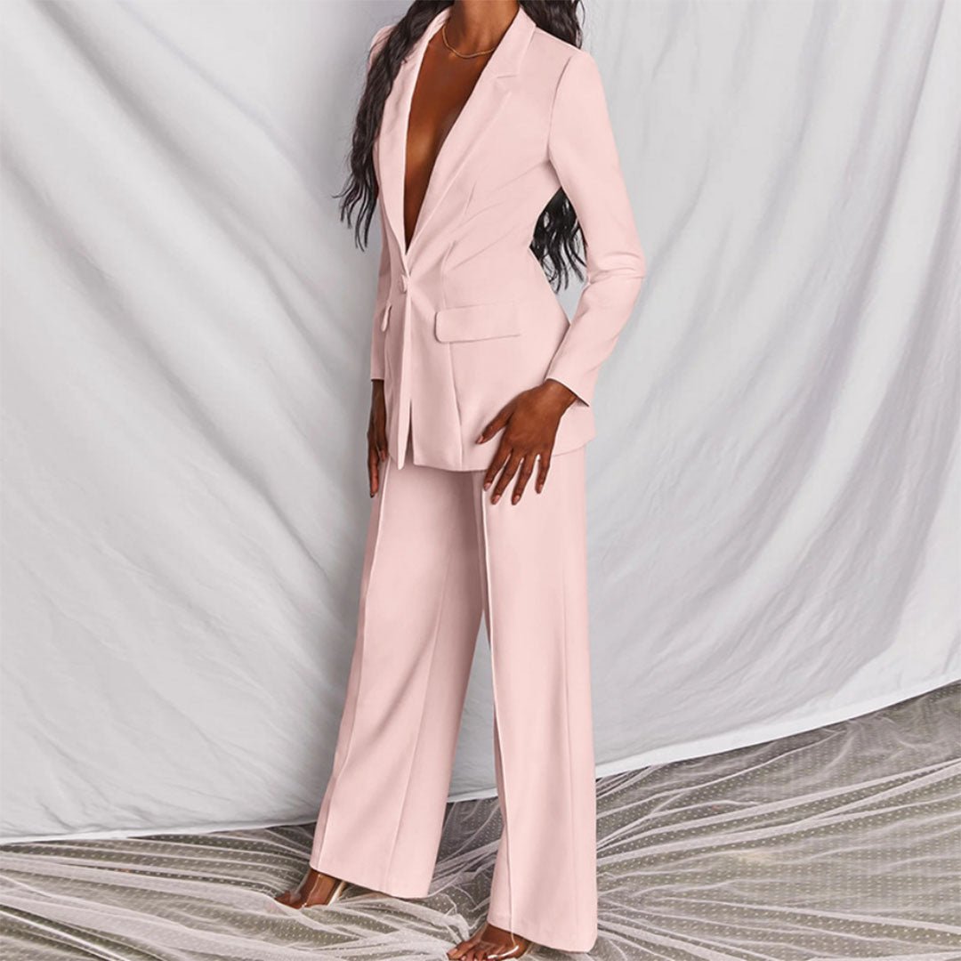 Women's Two-Piece Set   | Blazer and Trousers