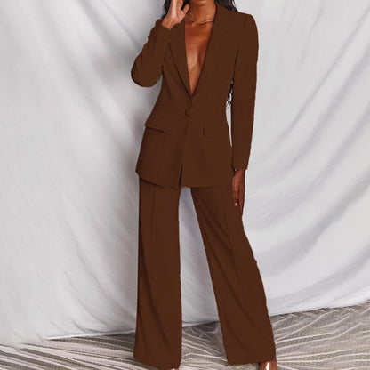 Women's Two-Piece Set   | Blazer and Trousers