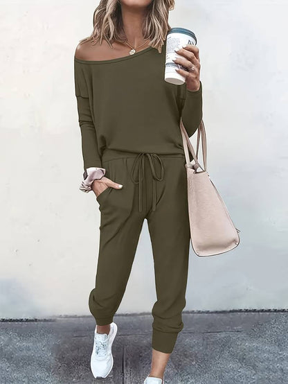 Women's Two Piece Set | Long Sleeve Top and Pants