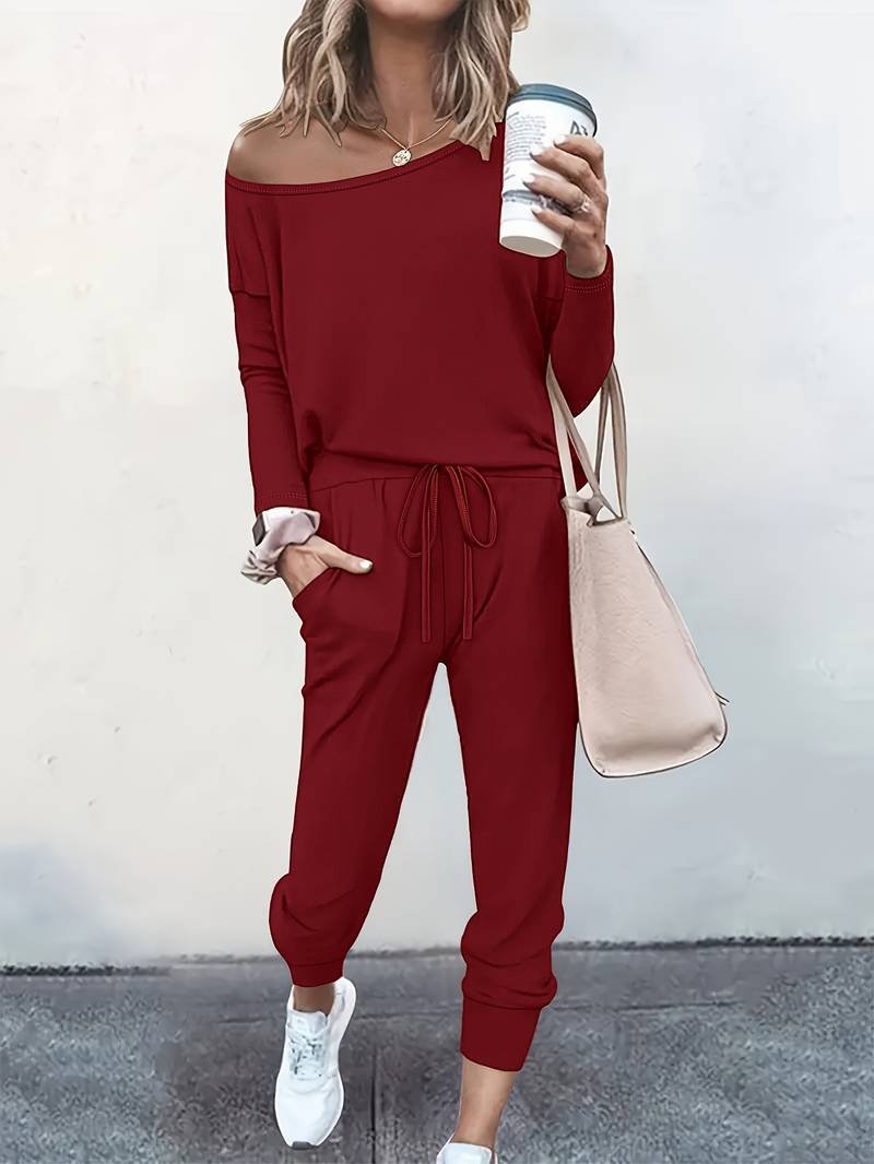 Women's Two Piece Set | Long Sleeve Top and Pants