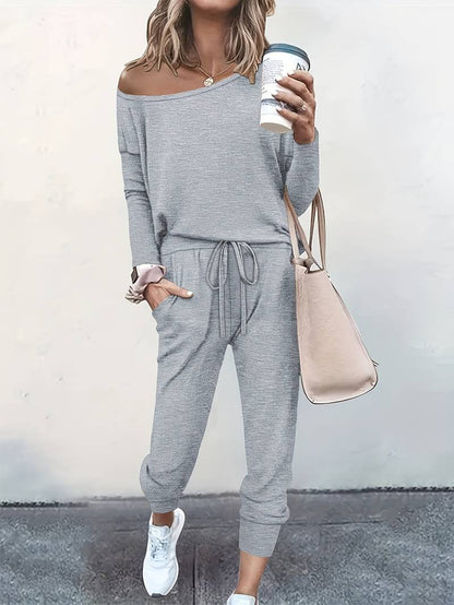 Women's Two Piece Set | Long Sleeve Top and Pants